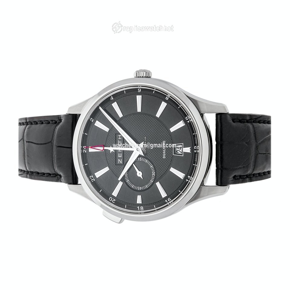 Zenith Elite Dual Time Mens watch Unisex Automatic Steel 03.2130.682 22.C493 2