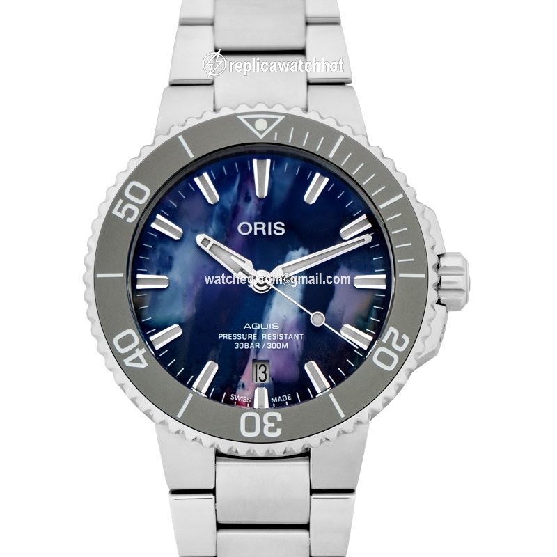 Oris Aquis Mens watch Unisex Automatic Steel 01 733 7766 4150-SET 2