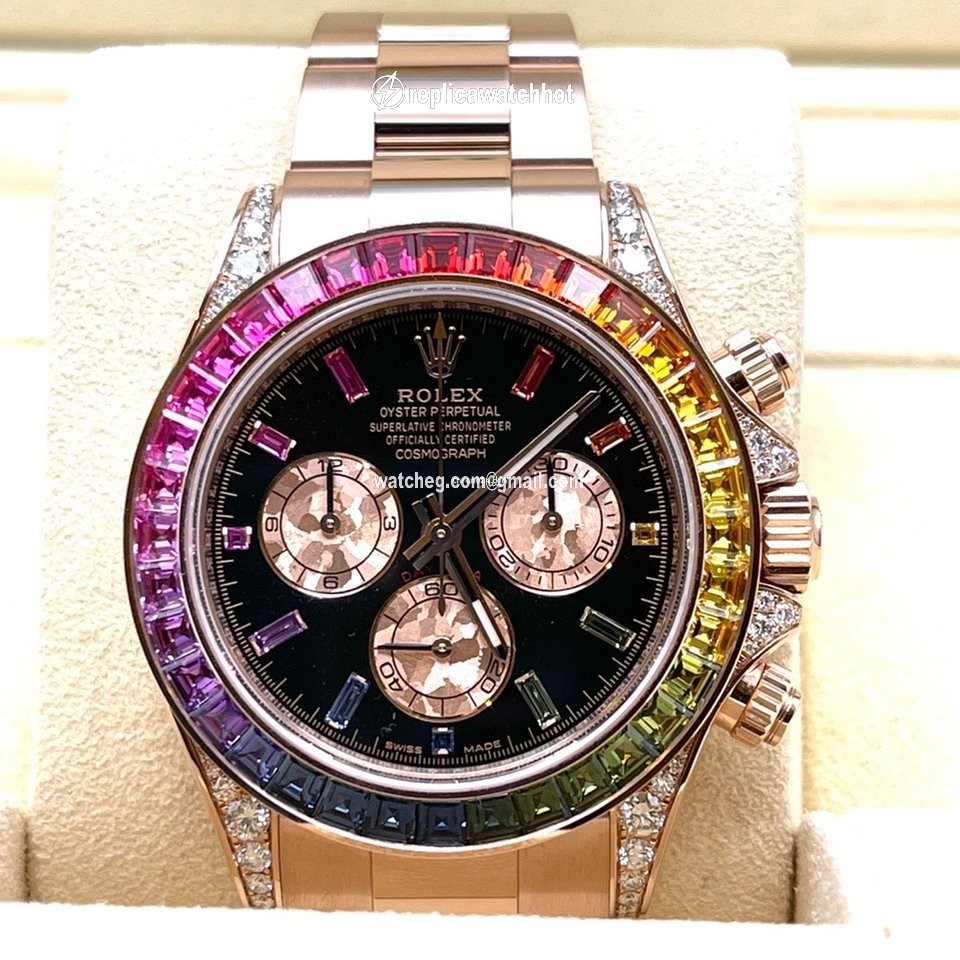 Rolex Daytona Mens watch Unisex Rose gold Automatic 116595RBOW 2