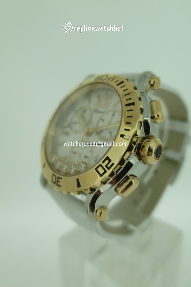 Chopard Happy Sport Womens watch Quartz Gold Steel 288499-6001 2