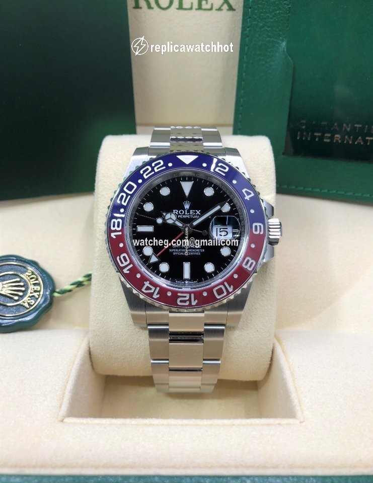 Rolex GMT-Master II Mens watch Unisex Steel Automatic 126710blro-0002 2