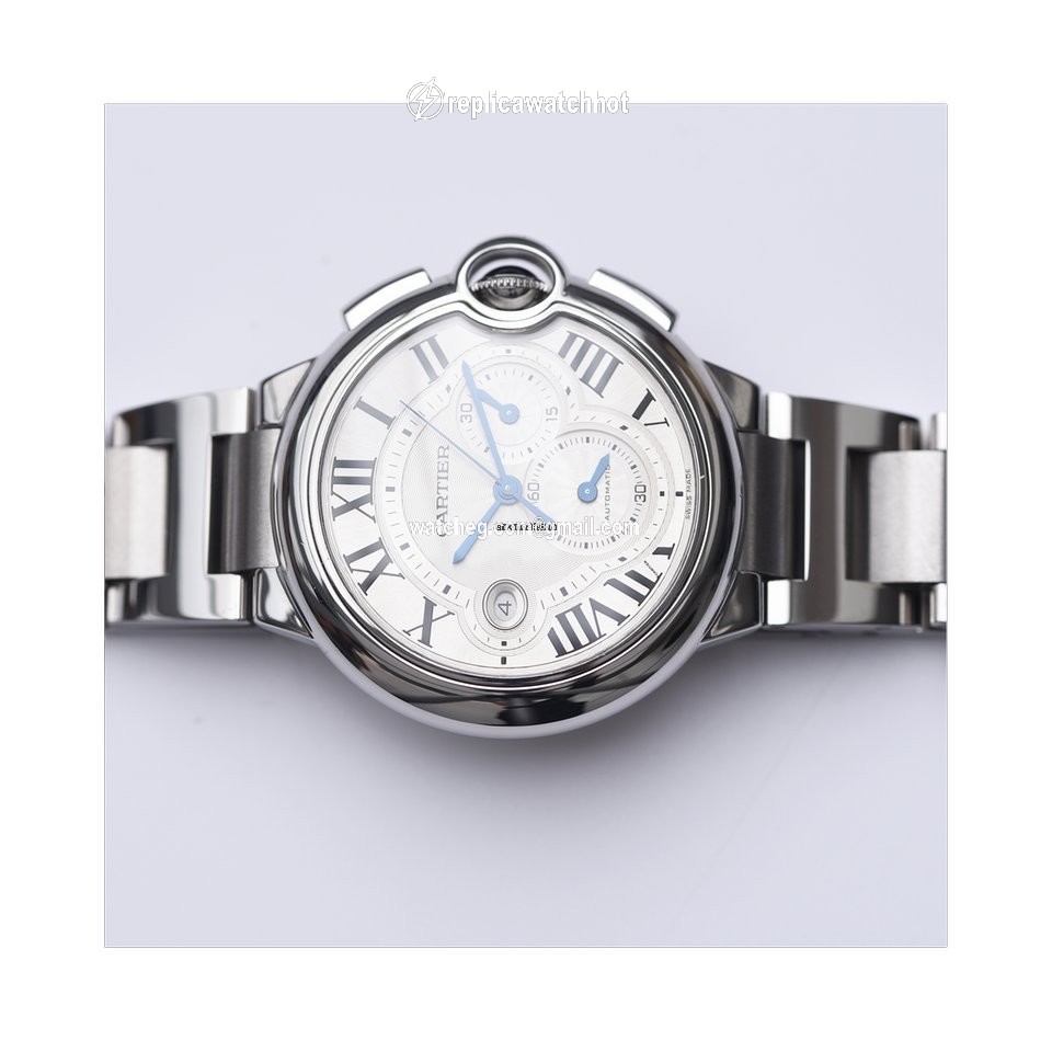 Cartier Ballon Bleu 44mm Mens watch Unisex Automatic Steel W6920078 2