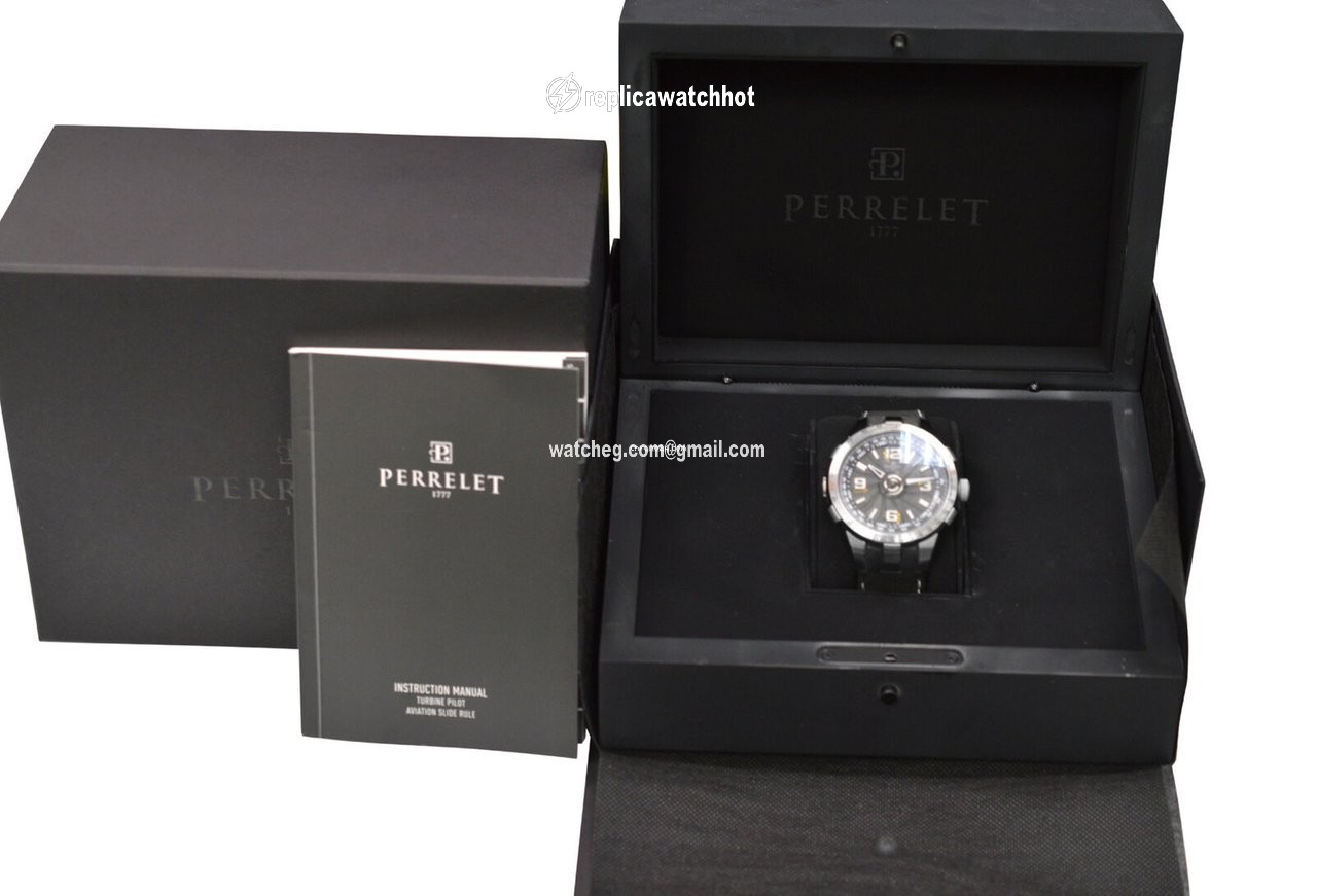 Perrelet Turbine Pilot Mens watch Unisex Automatic Steel A1085 1 2
