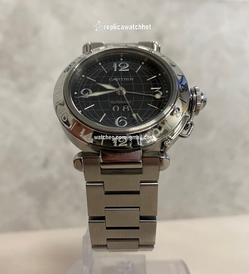 Cartier Pasha Mens watch Unisex Automatic Steel 2550 2