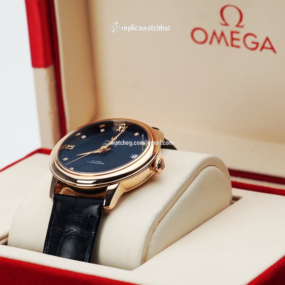 Omega De Ville Prestige Womens watch Automatic Red gold 424.53.33.20.53.001 2