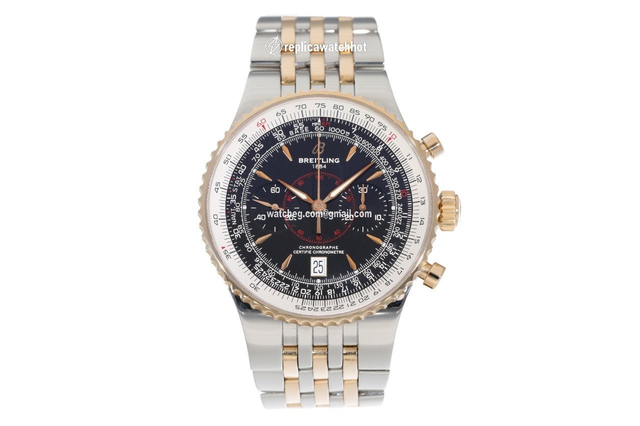 Breitling Montbrillant Legende Mens watch Unisex Automatic Gold Steel C23340 2