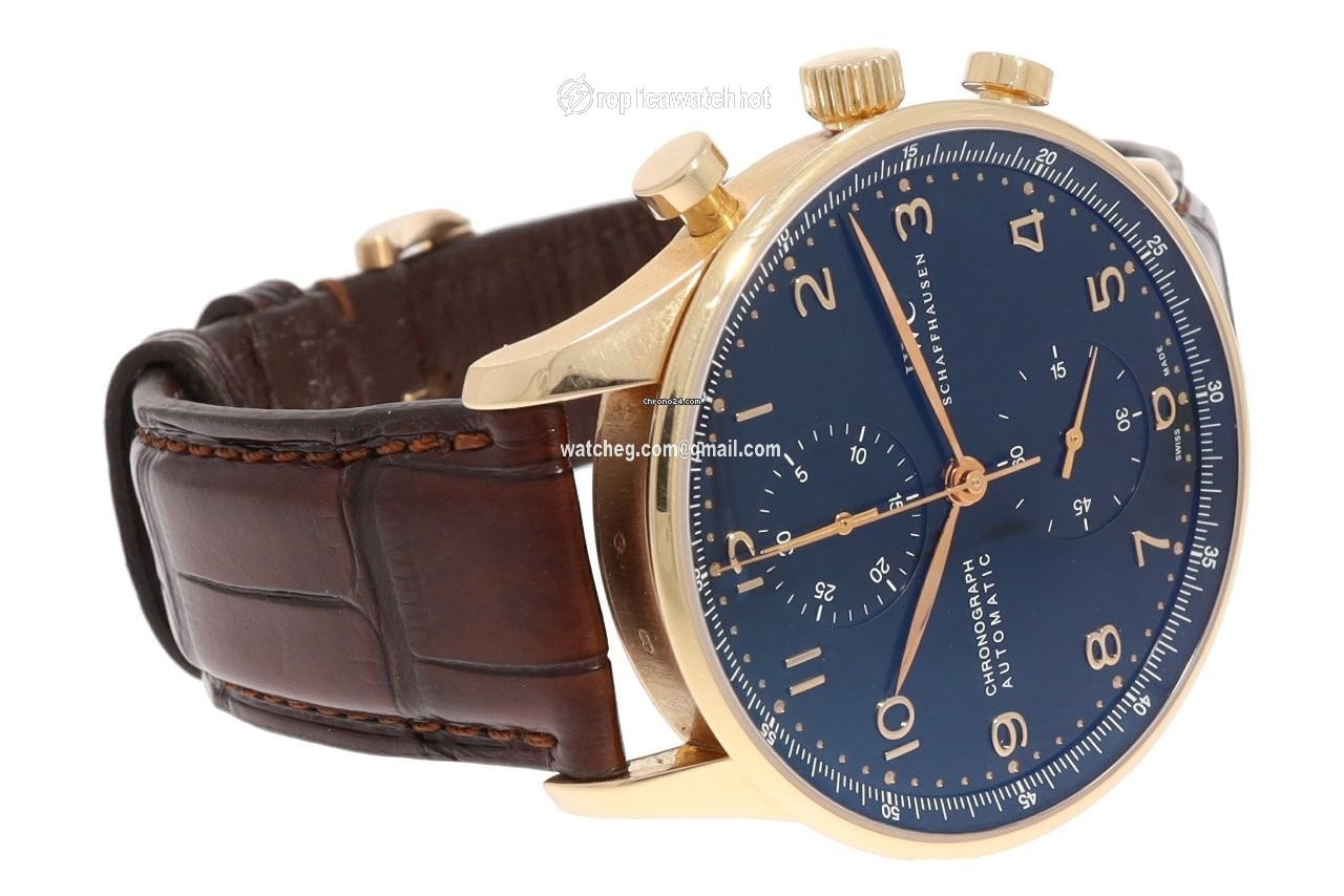 IWC Portuguese Chronograph Mens watch Unisex Automatic Rose gold iw371415 2