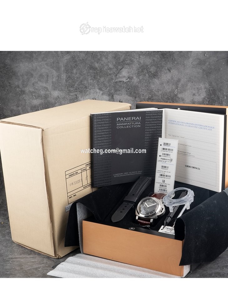 Panerai Luminor 1950 10 Days GMT Mens watch Unisex Automatic Steel PAM 00270 2