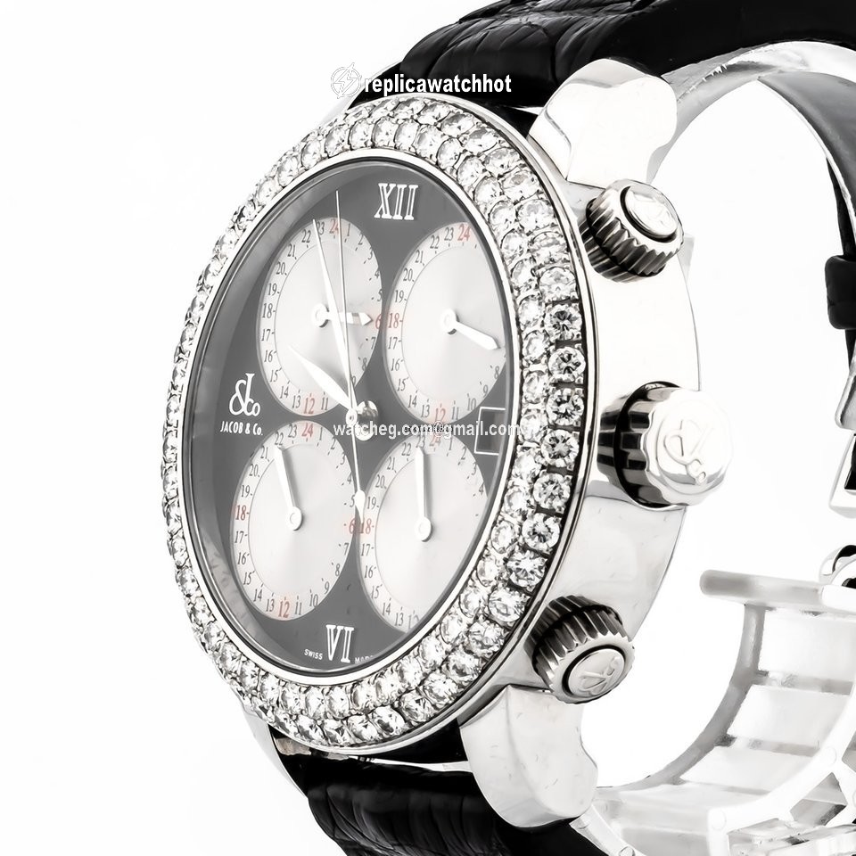 Jacob & Co. Five Time Zone Mens watch Unisex Automatic Steel H 24 2