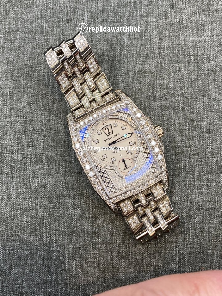 Breitling Bentley Flying B Mens watch Unisex Automatic White gold J28362 2