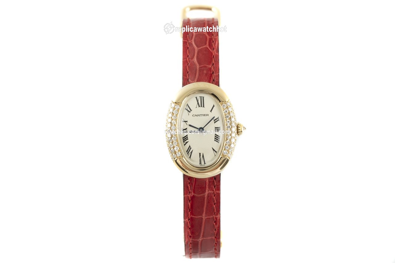 Cartier Baignoire Womens watch Quartz Yellow gold 8057912 2