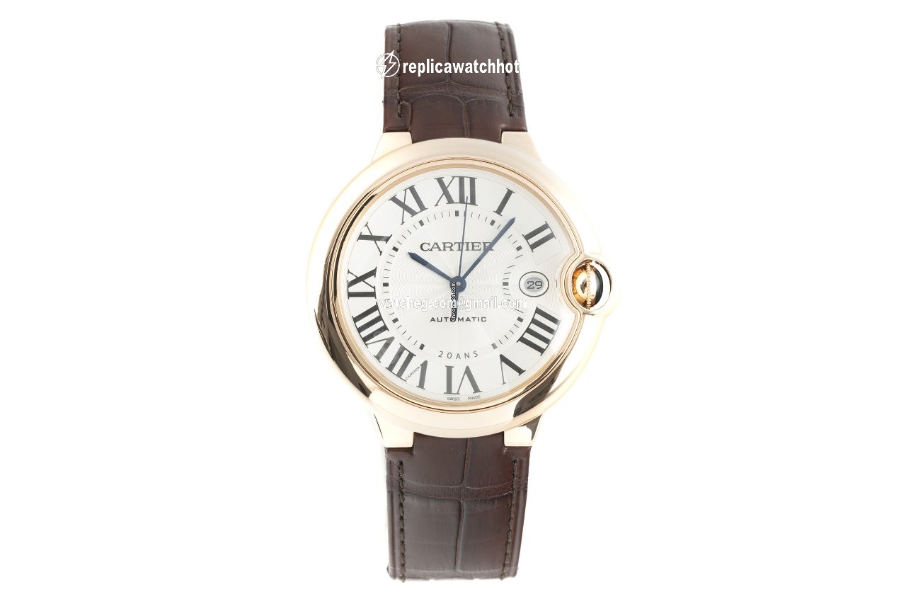 Cartier Ballon Bleu Mens watch Unisex Automatic Red gold 3941 2