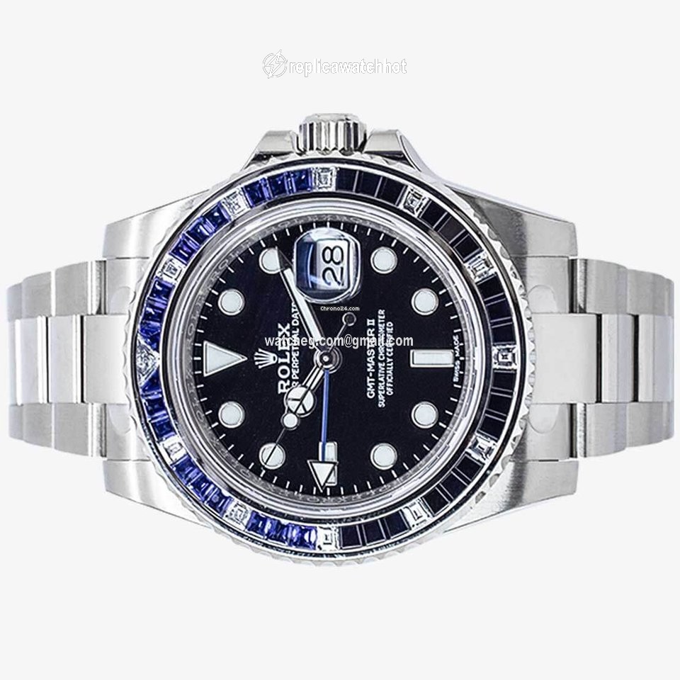 Rolex GMT-Master II Mens watch Unisex White gold Automatic 116749SABLNR 2