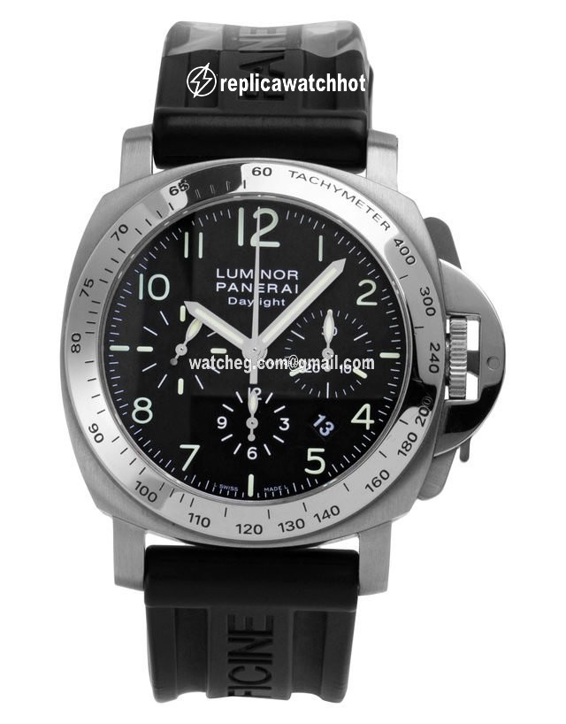 Panerai Luminor Chrono Mens watch Unisex Automatic Steel PAM00196 2