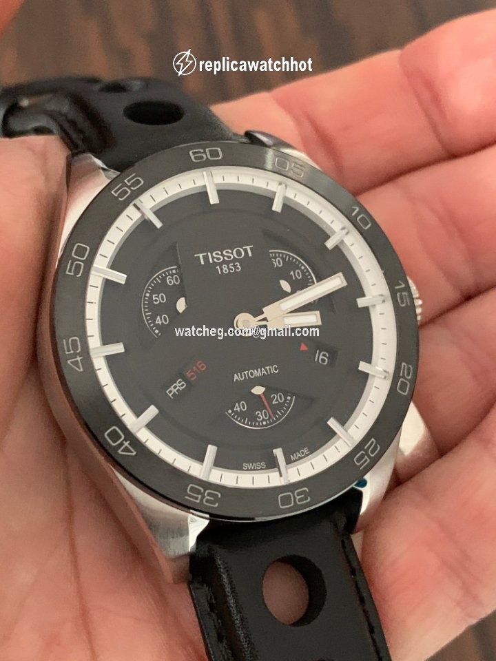 Tissot PRS 516 Mens watch Unisex Automatic Steel T100.428.16.051.00 2