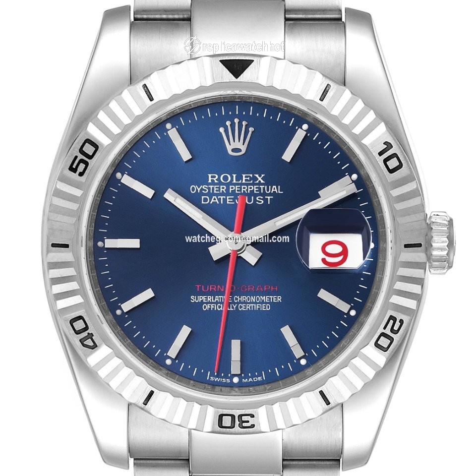 Rolex Datejust Turn-O-Graph Mens watch Unisex Steel Automatic 116264 2