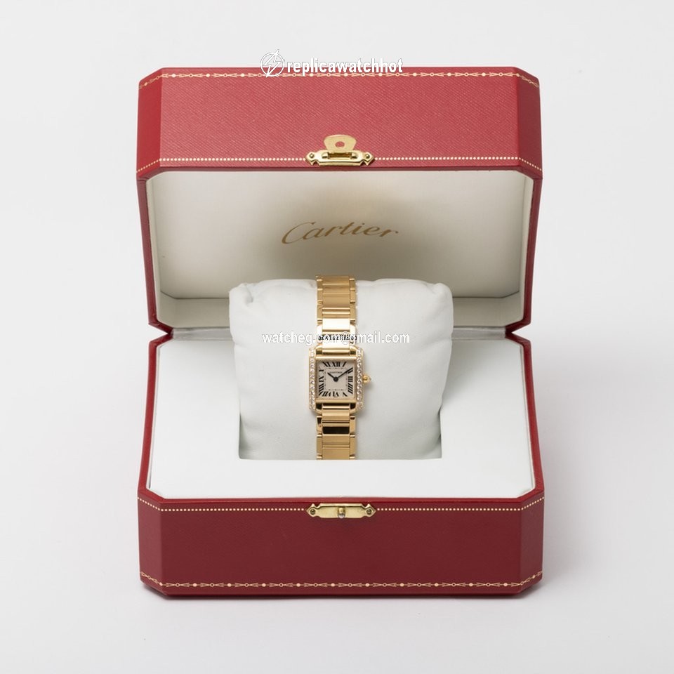 Cartier Tank Francaise Womens watch Quartz Yellow gold 2364 2