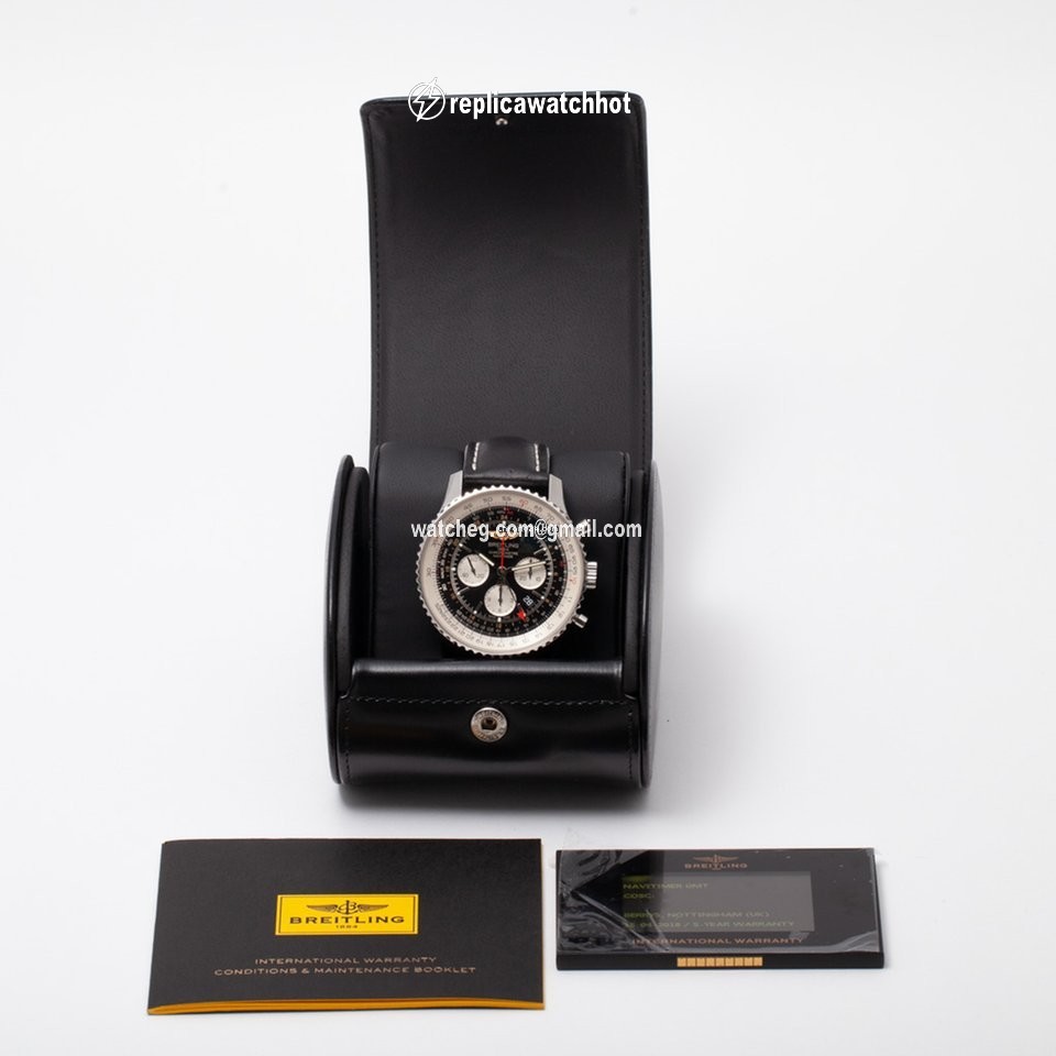 Breitling Navitimer GMT Mens watch Unisex Automatic Steel AB044121 BD24 2