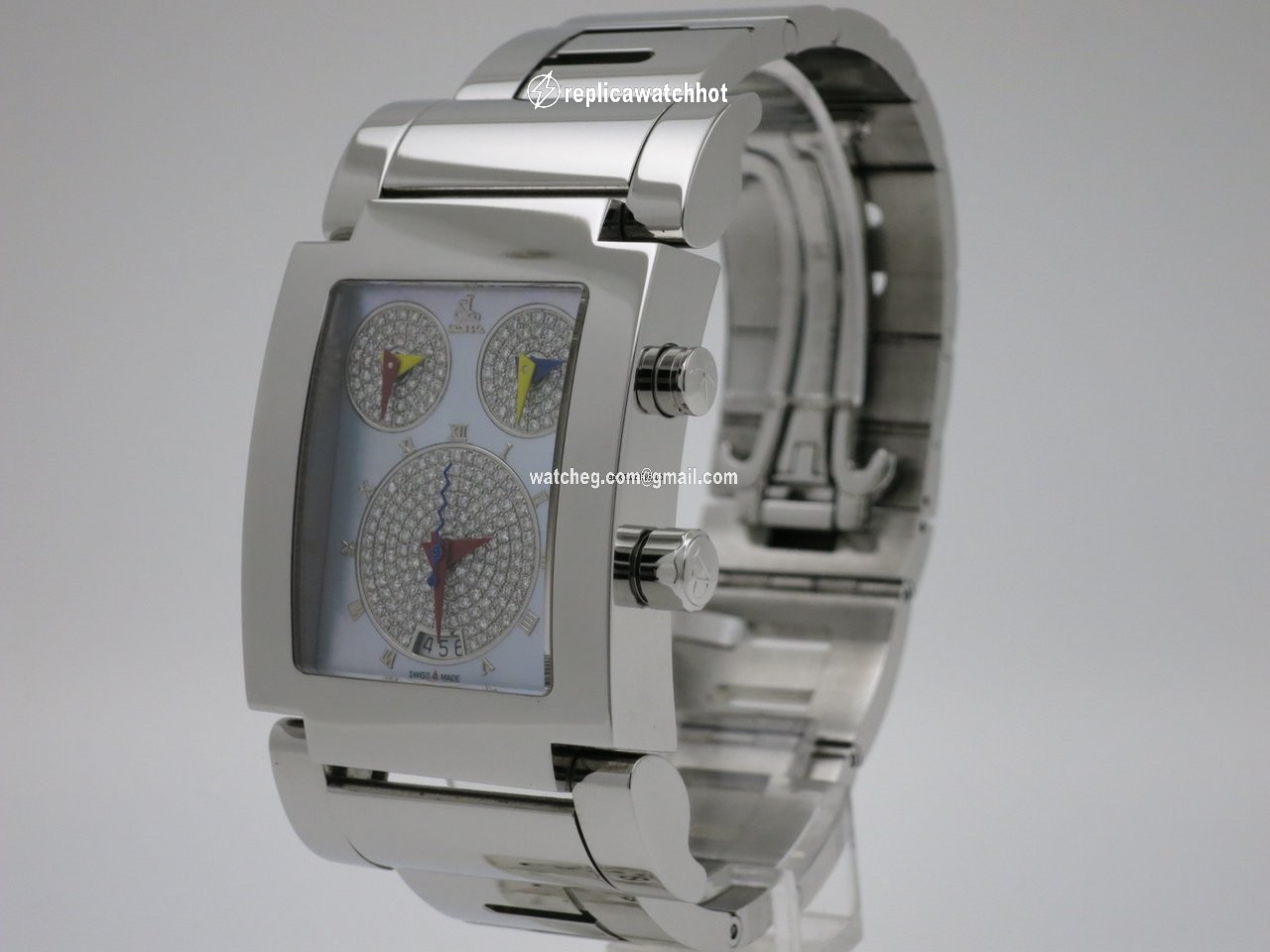 Jacob & Co. Mens watch Unisex Quartz Steel JCO-57SS 2