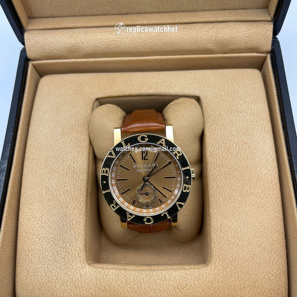 Bulgari Bulgari Mens watch Unisex Automatic Yellow gold BB 38 GL AC 2
