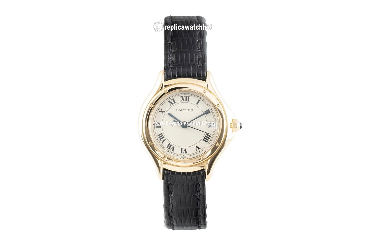 Cartier Cougar Womens watch Quartz Yellow gold 887921 2