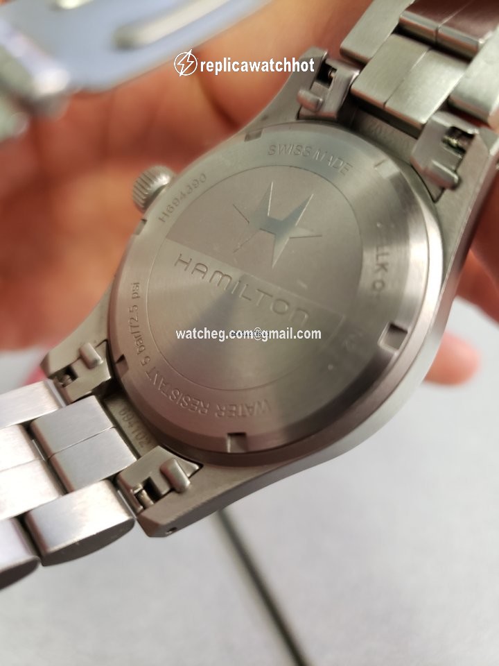 Hamilton Khaki Field Mens watch Unisex Manual winding Steel H69439131 2