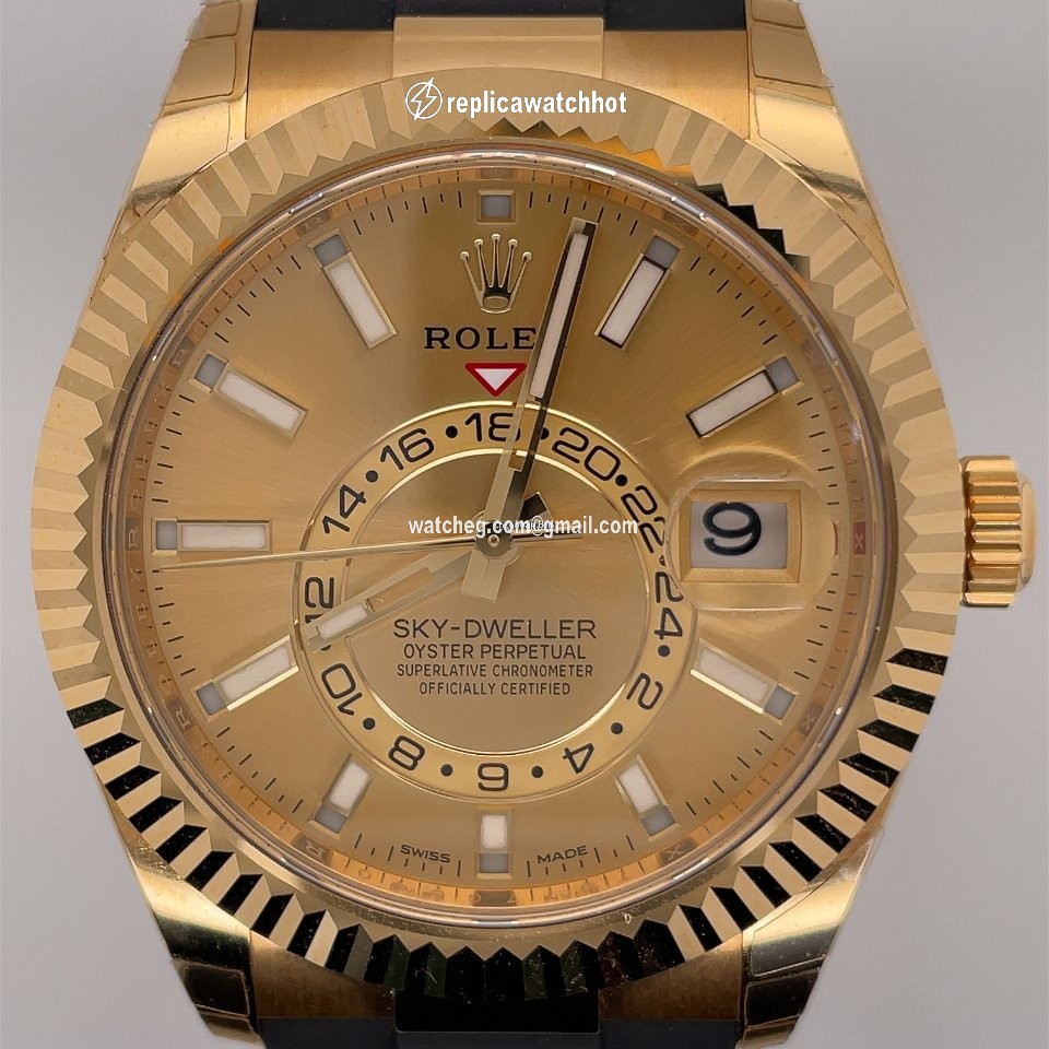 Rolex Sky-Dweller Mens watch Unisex Yellow gold Automatic 326238-0007 2