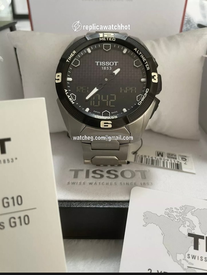 Tissot T-Touch Expert Solar Mens watch Unisex Quartz Titanium T091.420.44.051.00 2