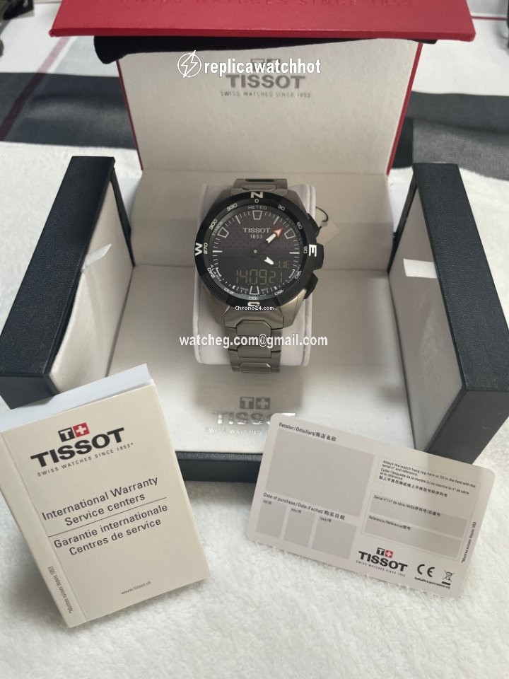 Tissot T-Touch Expert Solar Mens watch Unisex Quartz Titanium T110.420.44.051.00 2