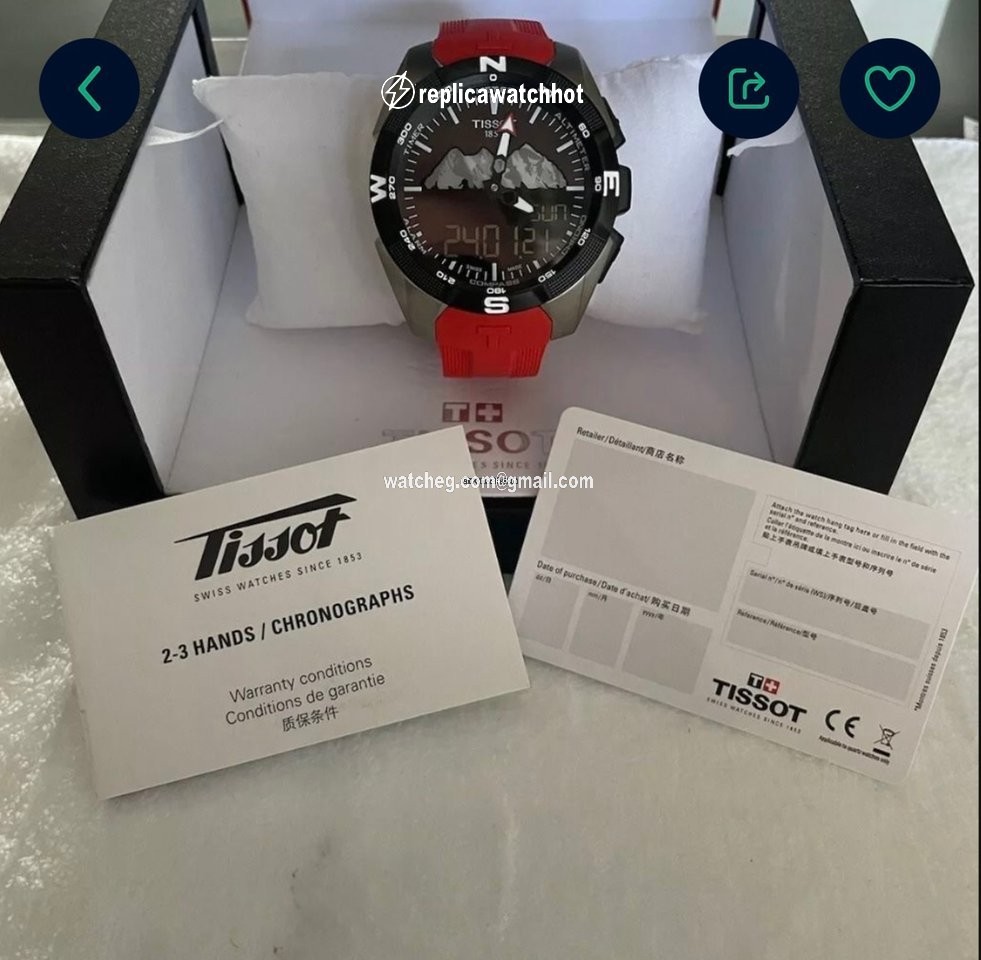 Tissot T-Touch Expert Solar Mens watch Unisex Quartz Titanium T091.420.47.051.10 2