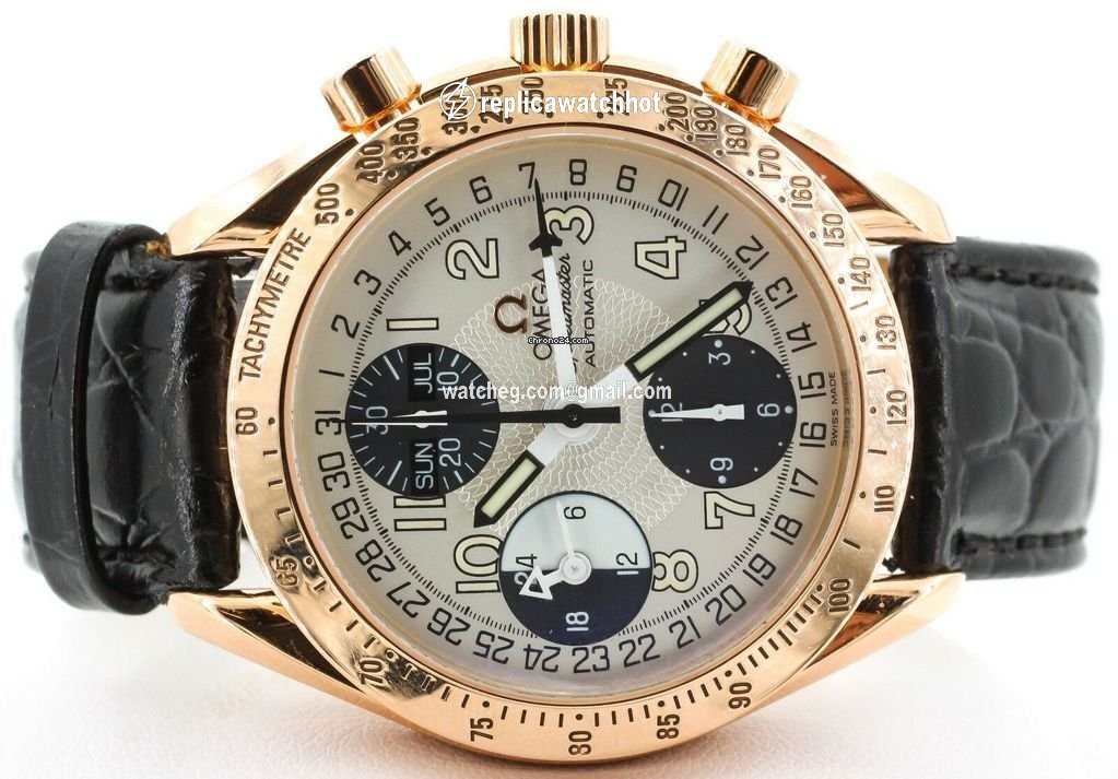 Omega Speedmaster Day Date Mens watch Unisex Automatic Rose gold 3623.33.01 2