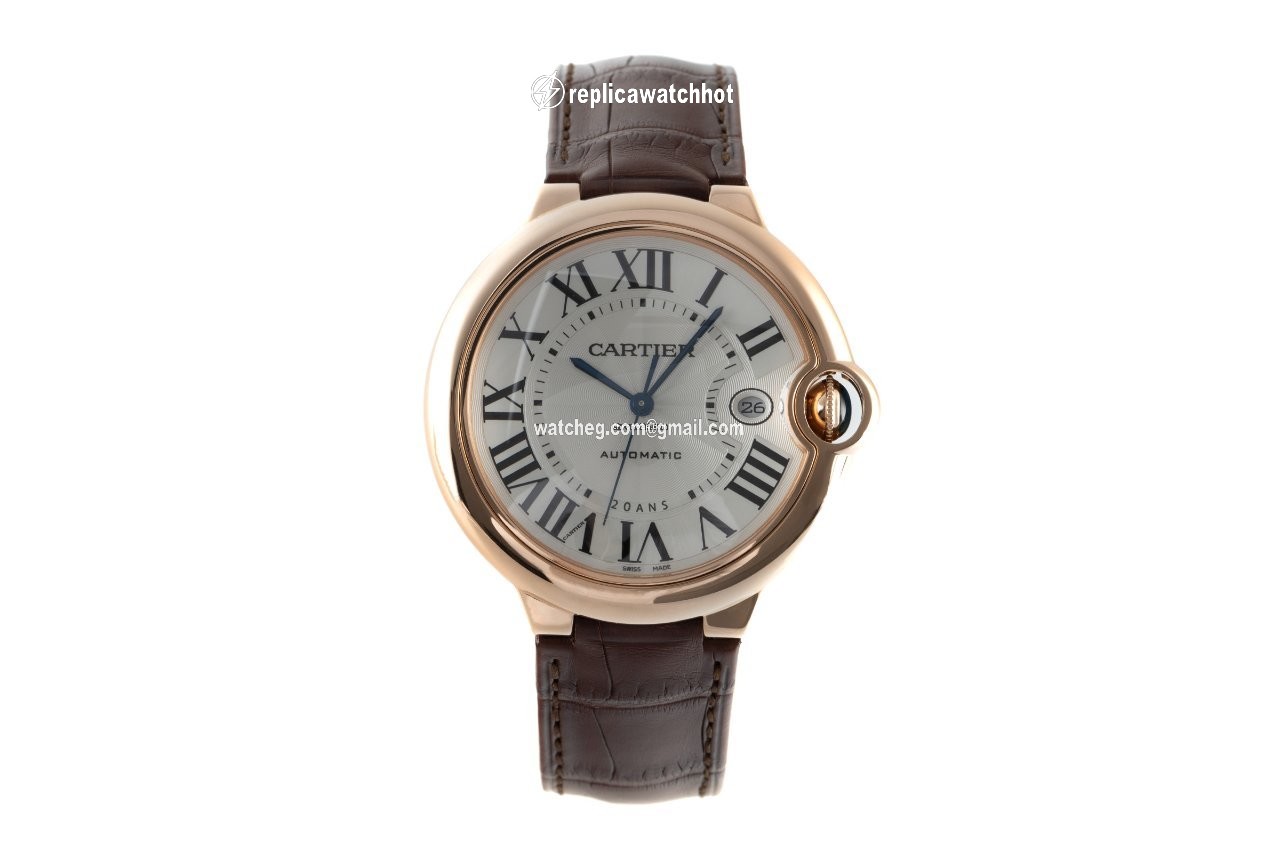 Cartier Ballon Bleu Mens watch Unisex Automatic Red gold 3941 2