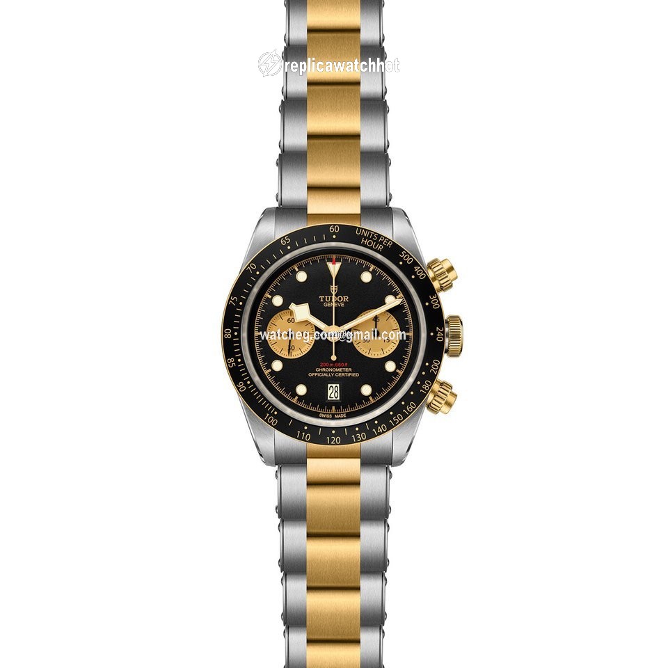 Tudor Black Bay Chrono Mens watch Unisex Automatic Gold Steel M79363N-0001 2