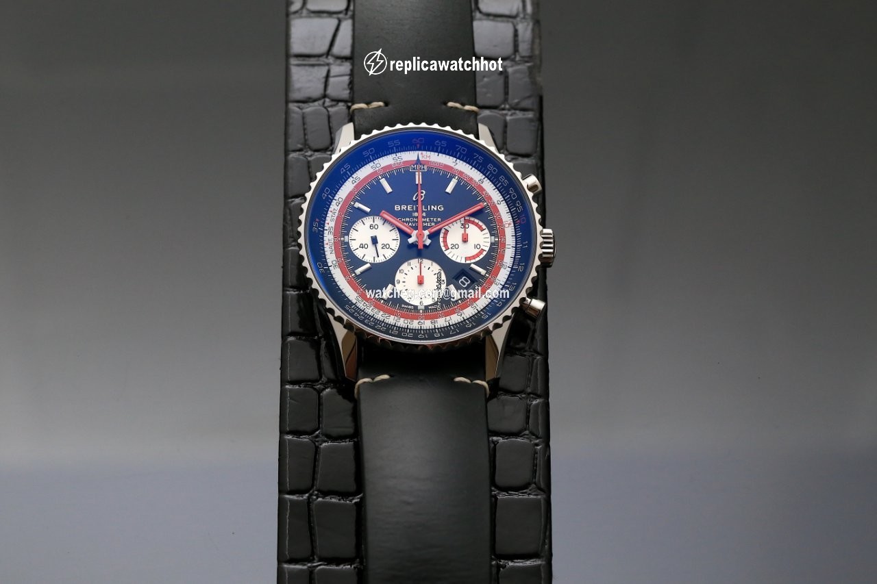 Breitling Navitimer 1 B01 Chronograph 43 Mens watch Unisex Automatic Steel AB01211B1B1X1 2