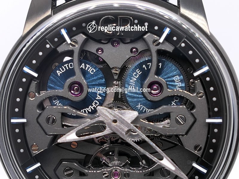 Girard Perregaux Bridges Mens watch Unisex Automatic Titanium 84000-21-632-BH6A 2