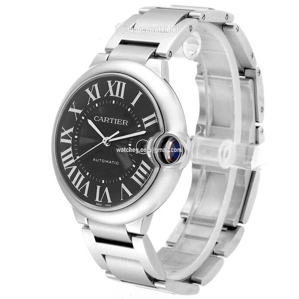 Cartier Ballon Bleu 42mm Mens watch Unisex Automatic Steel W6920042 2