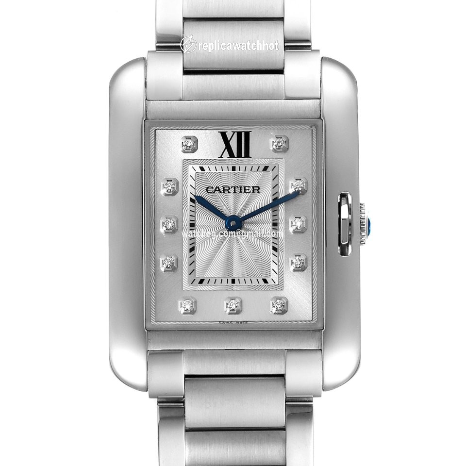 Cartier Tank Anglaise Womens watch Quartz Steel W4TA0004 2