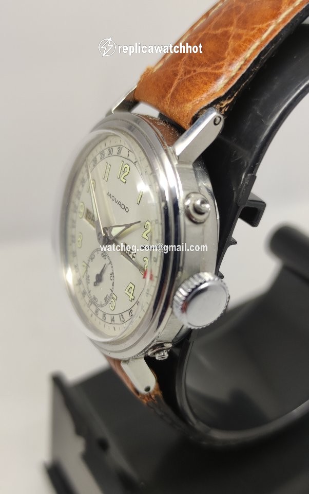 Movado Mens watch Unisex Manual winding Steel Triple date cal.472 2