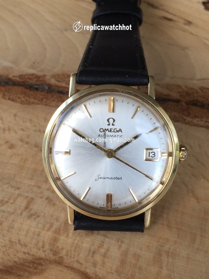 Omega Seamaster Mens watch Unisex Automatic Gold Steel 14770 2
