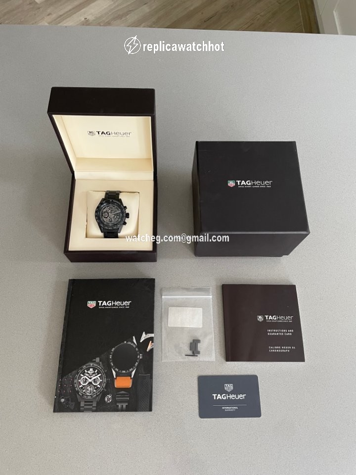 TAG Heuer Carrera Calibre HEUER 01 Mens watch Unisex Automatic Ceramic CAR2A91.FT6071 2