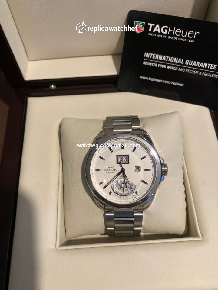 TAG Heuer Grand Carrera Mens watch Unisex Automatic Steel WAV5112 2