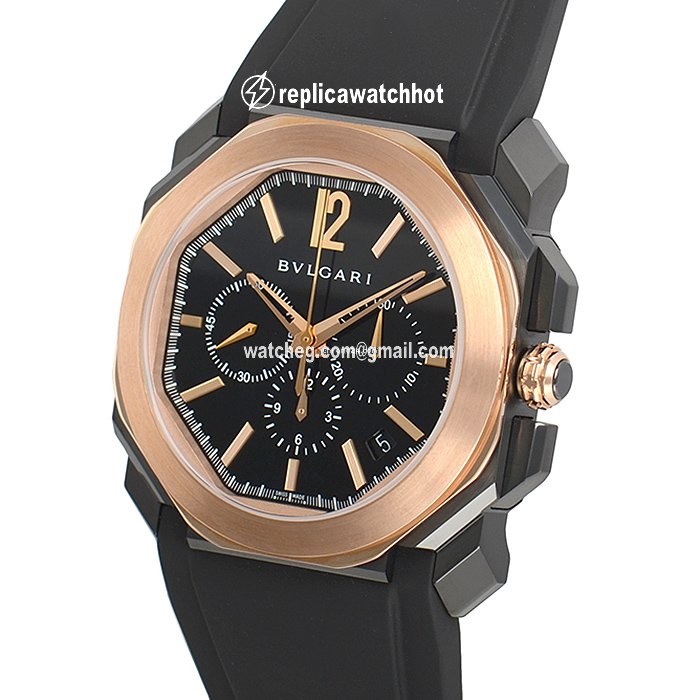 Bulgari Octo Mens watch Unisex Automatic Gold Steel 102488 BGO41BBSPGVDCH 2