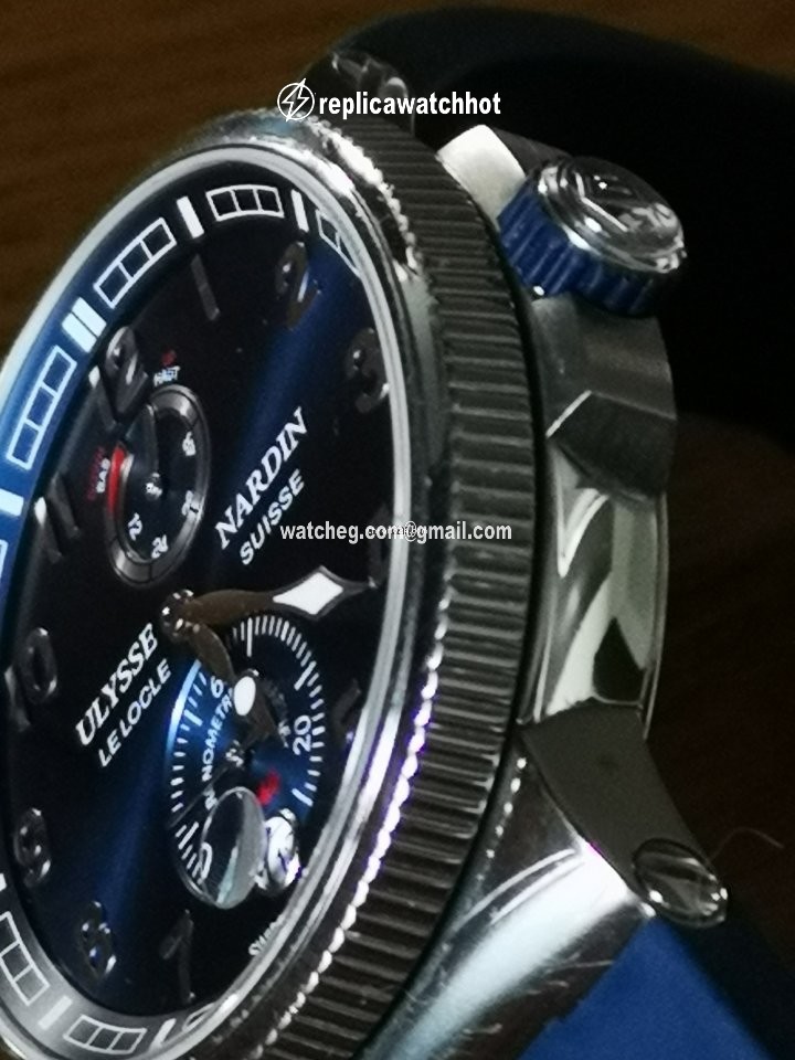 Ulysse Nardin Marine Chronometer Manufacture Mens watch Unisex Automatic Steel 1183-126-3 63 2