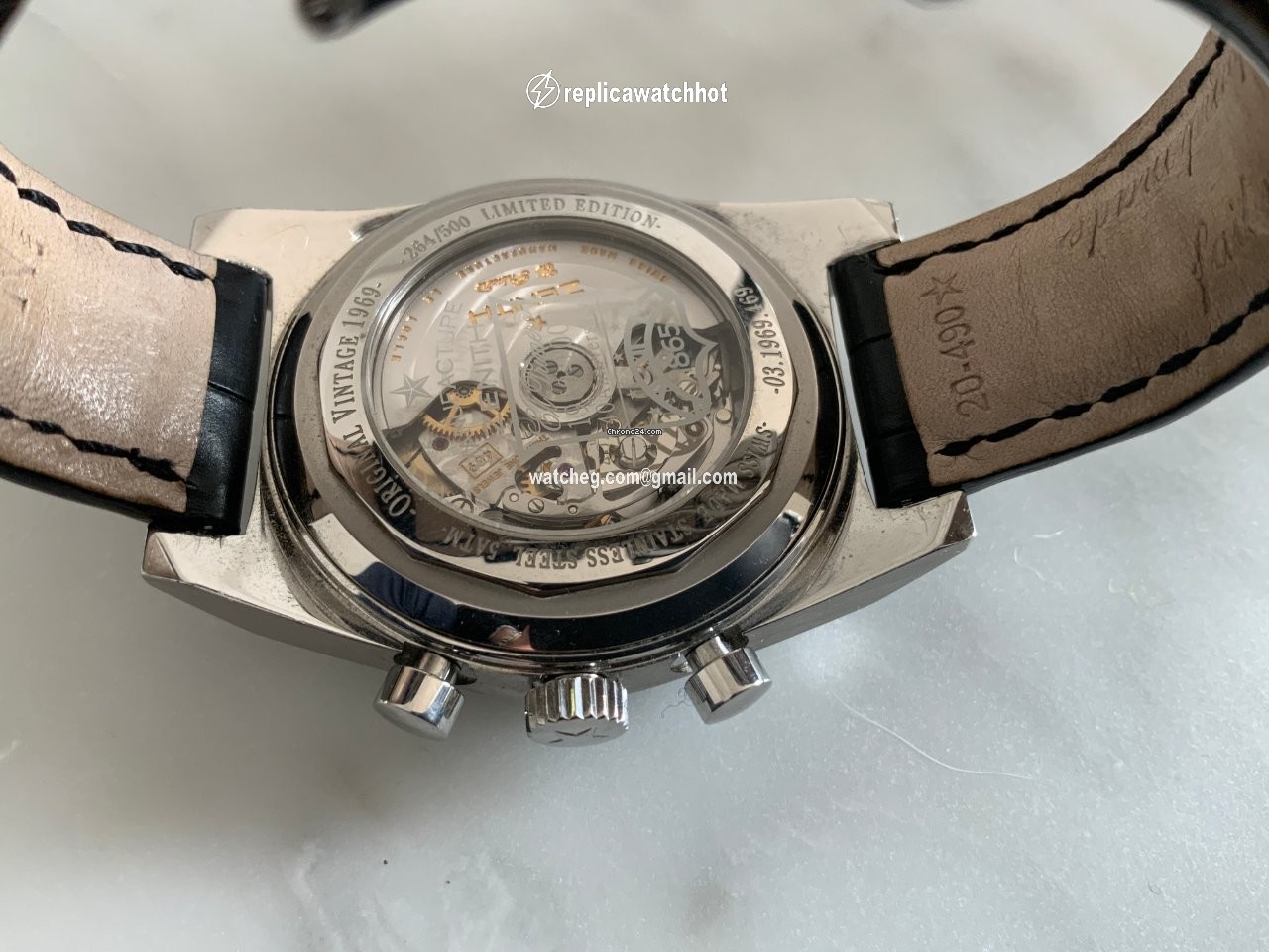 Zenith El Primero New Vintage 1969 Automatic Steel 03.1969.469 01.C490 2