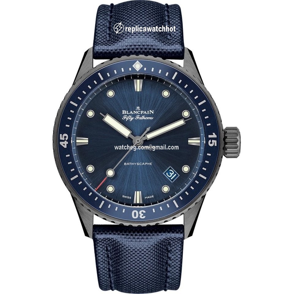 Blancpain Fifty Fathoms Bathyscaphe Mens watch Unisex Automatic Ceramic 5000-0240-052A 2