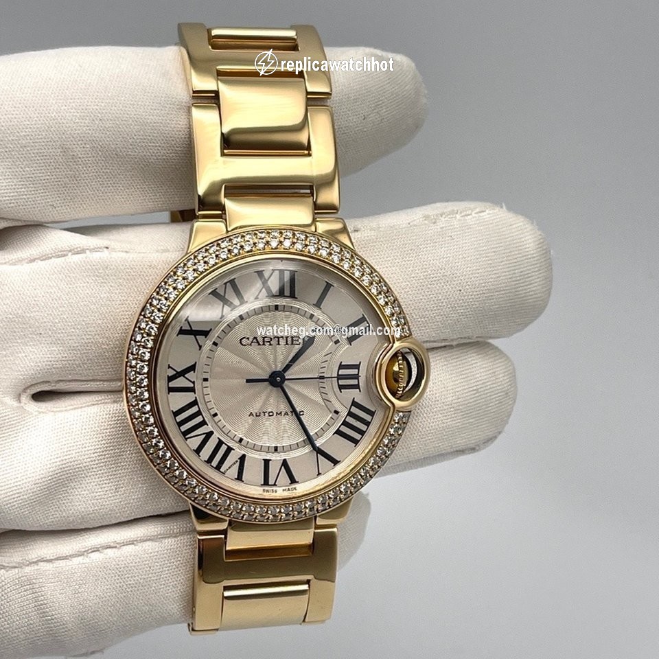Cartier Ballon Bleu 36mm Womens watch Automatic Yellow gold we900451 2