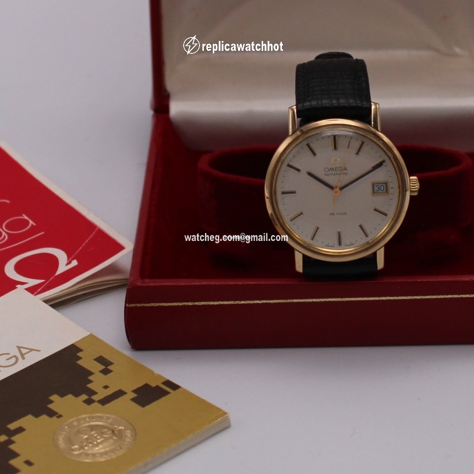 Omega De Ville Mens watch Unisex Automatic Yellow gold 166.5161 2