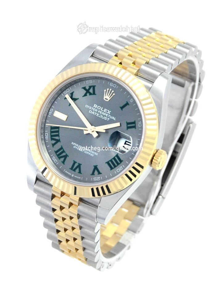 Rolex Datejust 41 Mens watch Unisex Gold Steel Automatic 126333-0020 2