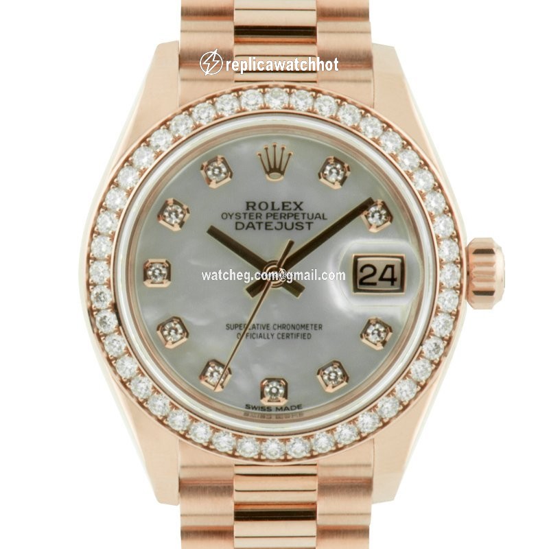 Rolex Lady-Datejust Womens watch Rose gold Automatic 279135RBR 2