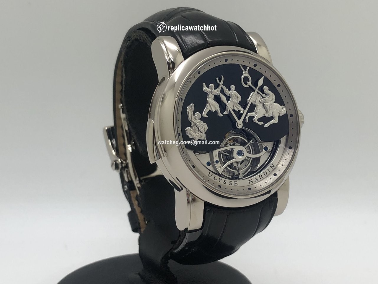 Ulysse Nardin Genghis Khan Mens watch Unisex Manual winding White gold 780-88 2